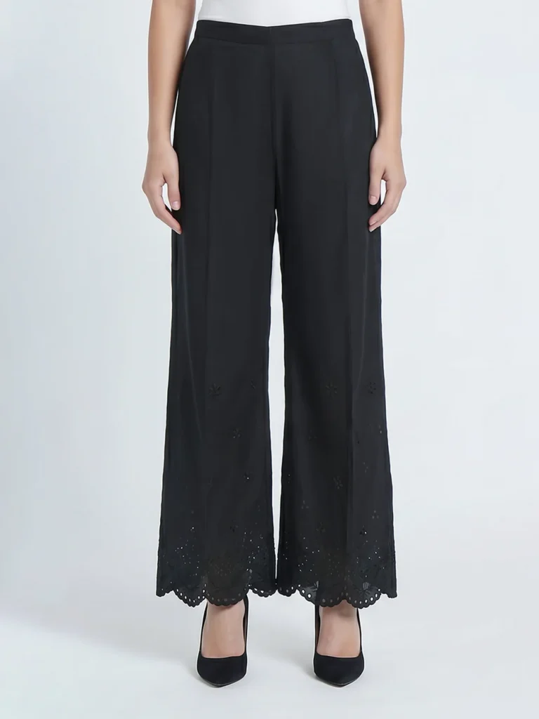 Cambric Trousers- Embroidered (Pret)